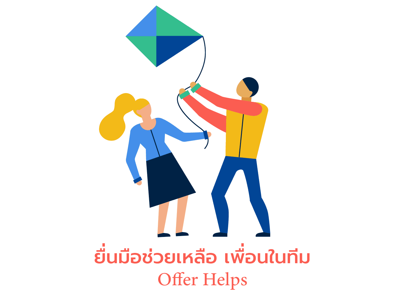 เพื่อนร่วมทีมที่ดี ต้อง ช่วยเหลื