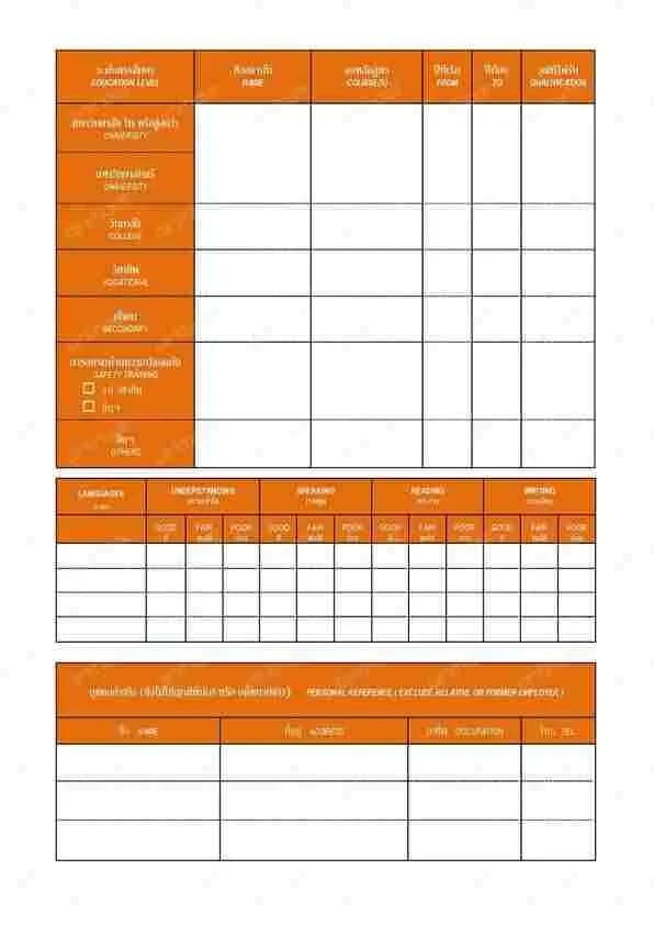 ใบสมัครแอร์ไทยสมายล์