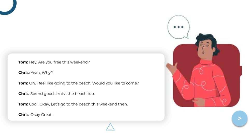 2.บทสนทนาภาษาอังกฤษ 2 คน ชวนไปเที่ยว