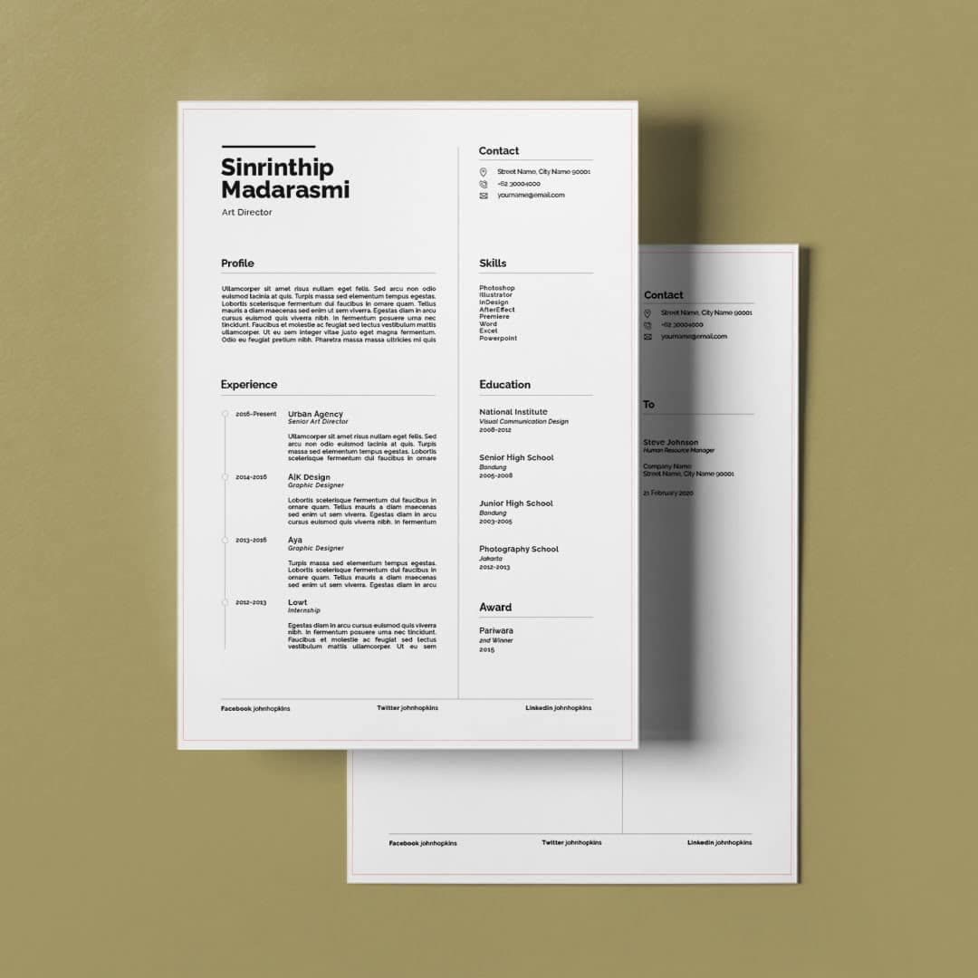 Cosmos Resume Template