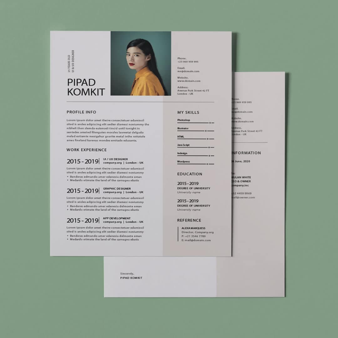 Enfoque Resume Template