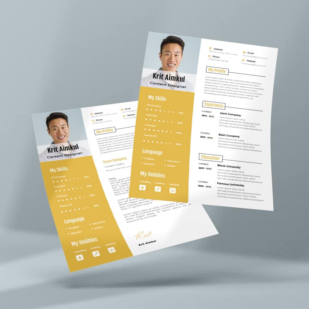 Amber Resume Template