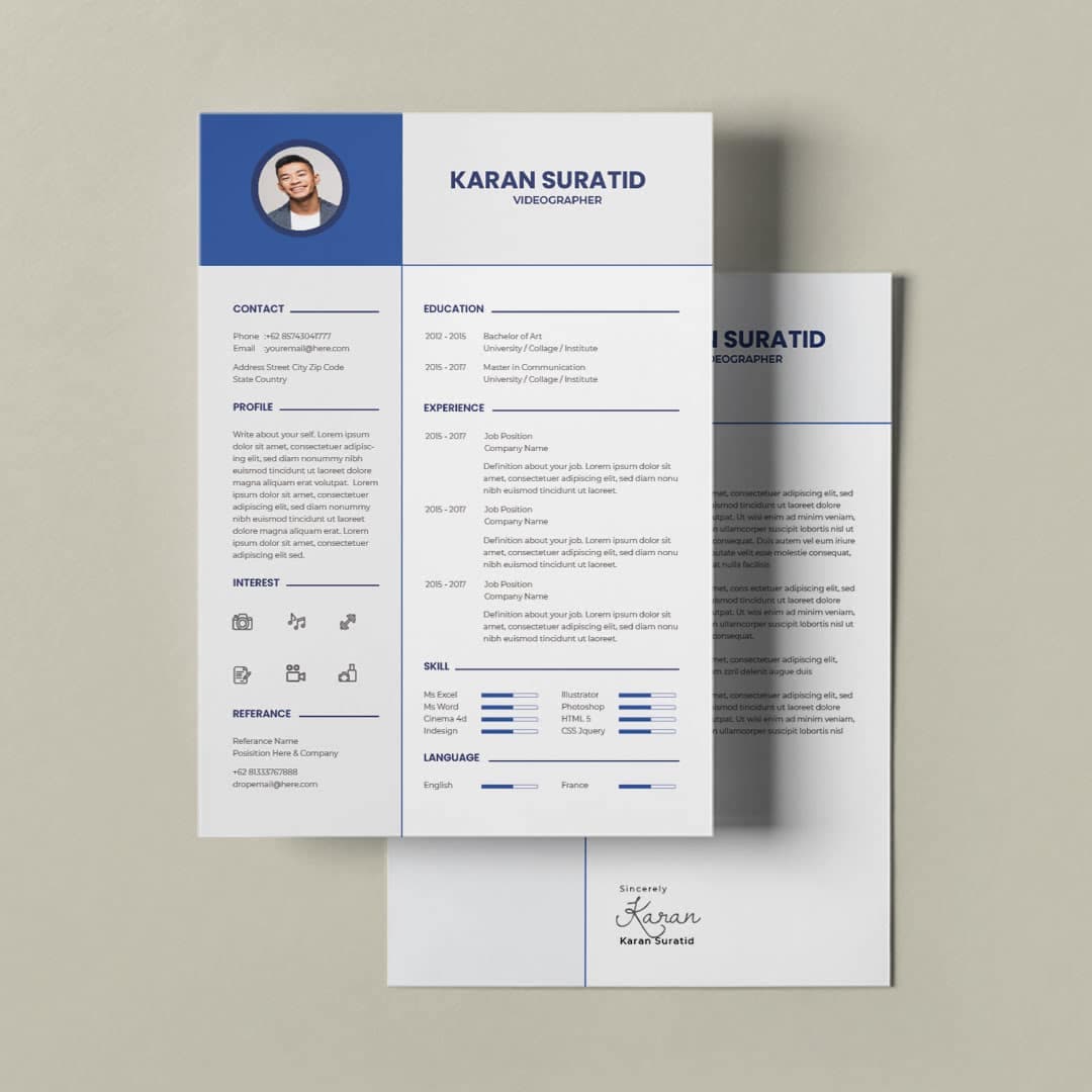 Gavarrera Resume Template