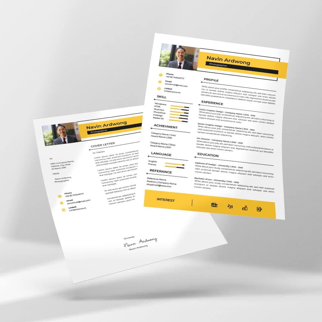 Lupin Resume Template