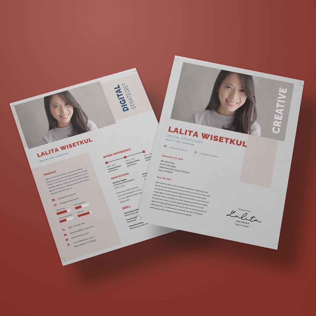 Poppy Resume Template