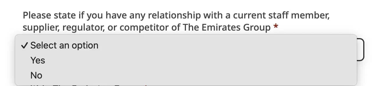 สมัครแอร์เอมิเรตส์