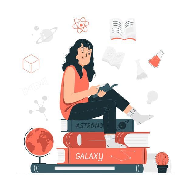 reading book