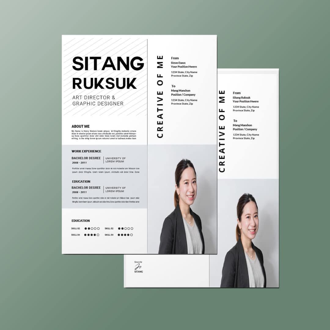 Violet Resume Template