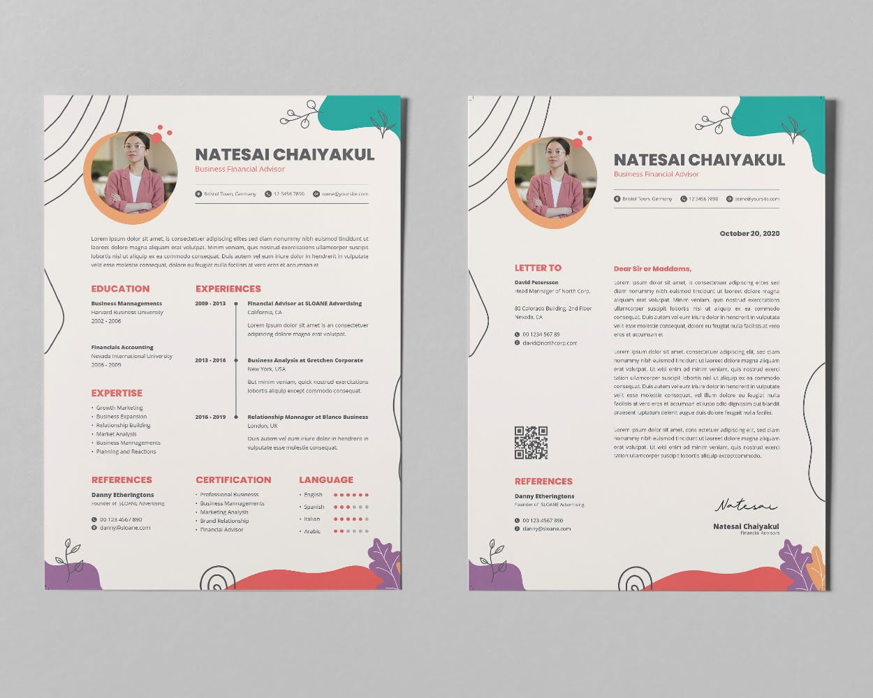 Clarkia Resume Template