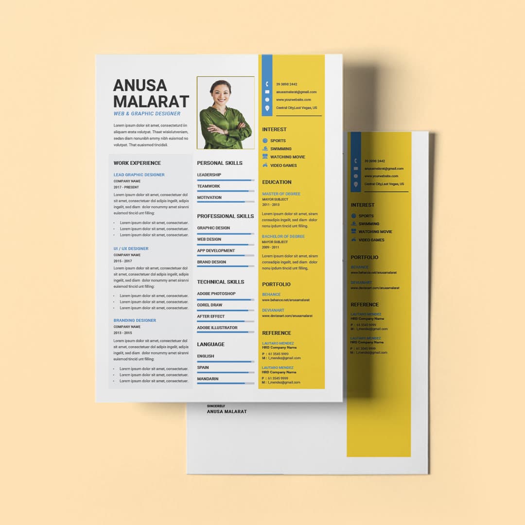 Kornik Resume Template