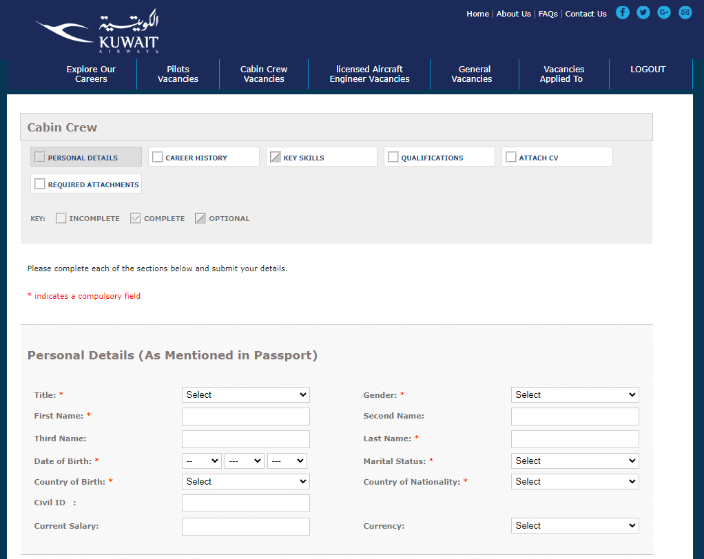 Personal Details