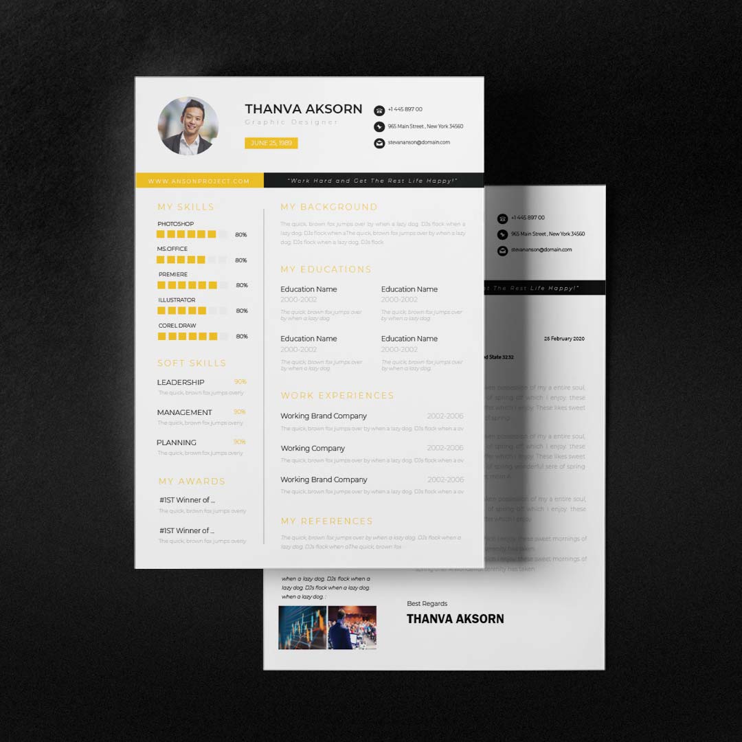 Acanthus Resume Template
