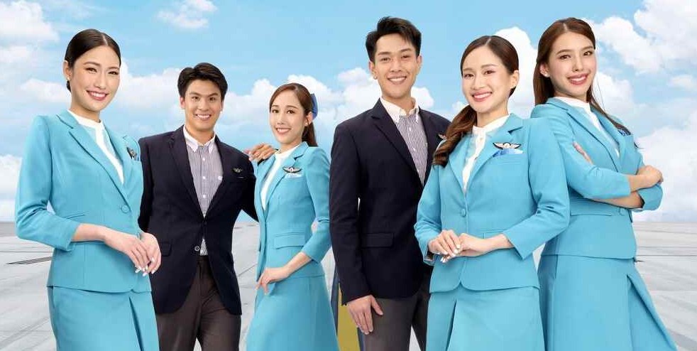 ลูกเรือ Bangkok Airways ในชุดยูนิฟอร์ม
