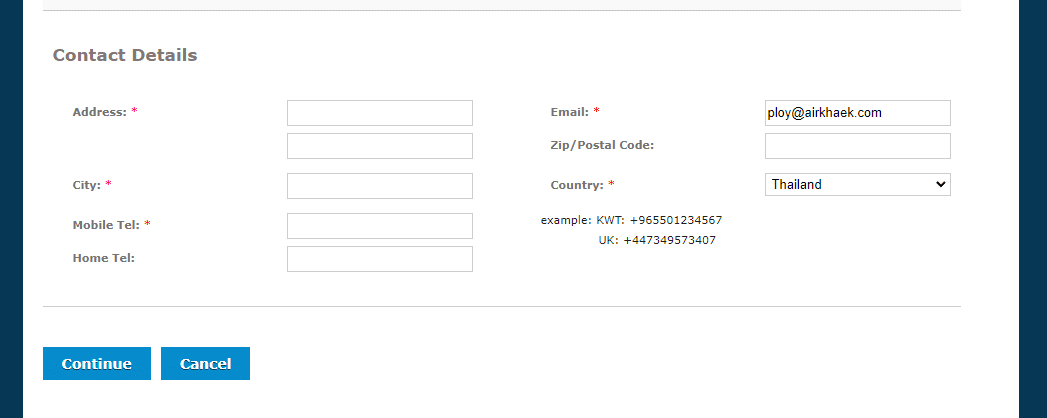 contact