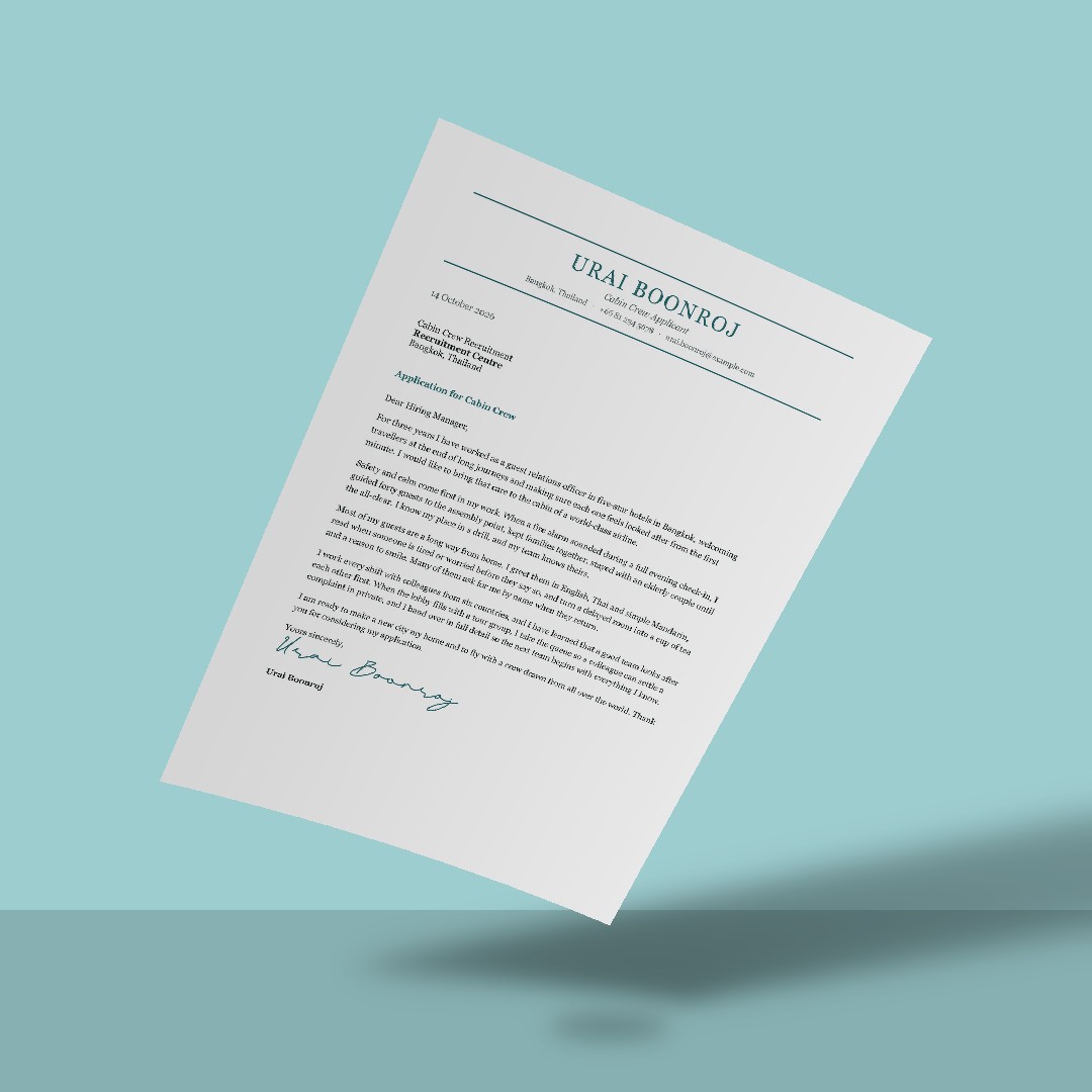 Juniper Cover Letter