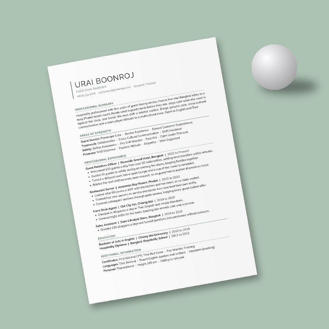 Olive ATS Resume