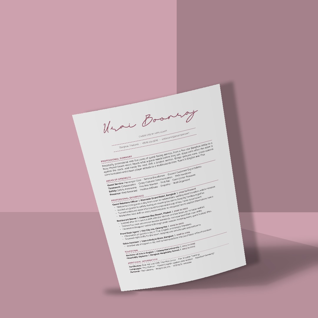 Sakura ATS Resume