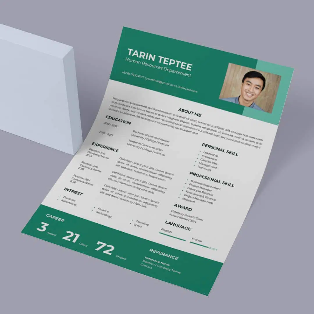 ตัวอย่าง Resume