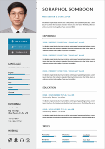 แบบฟอร์มresumewordสวยๆ