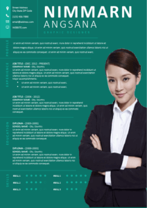 แบบฟอร์มresumewordสวยๆ