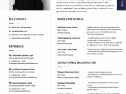 ตัวอย่าง เรซูเม่ resume