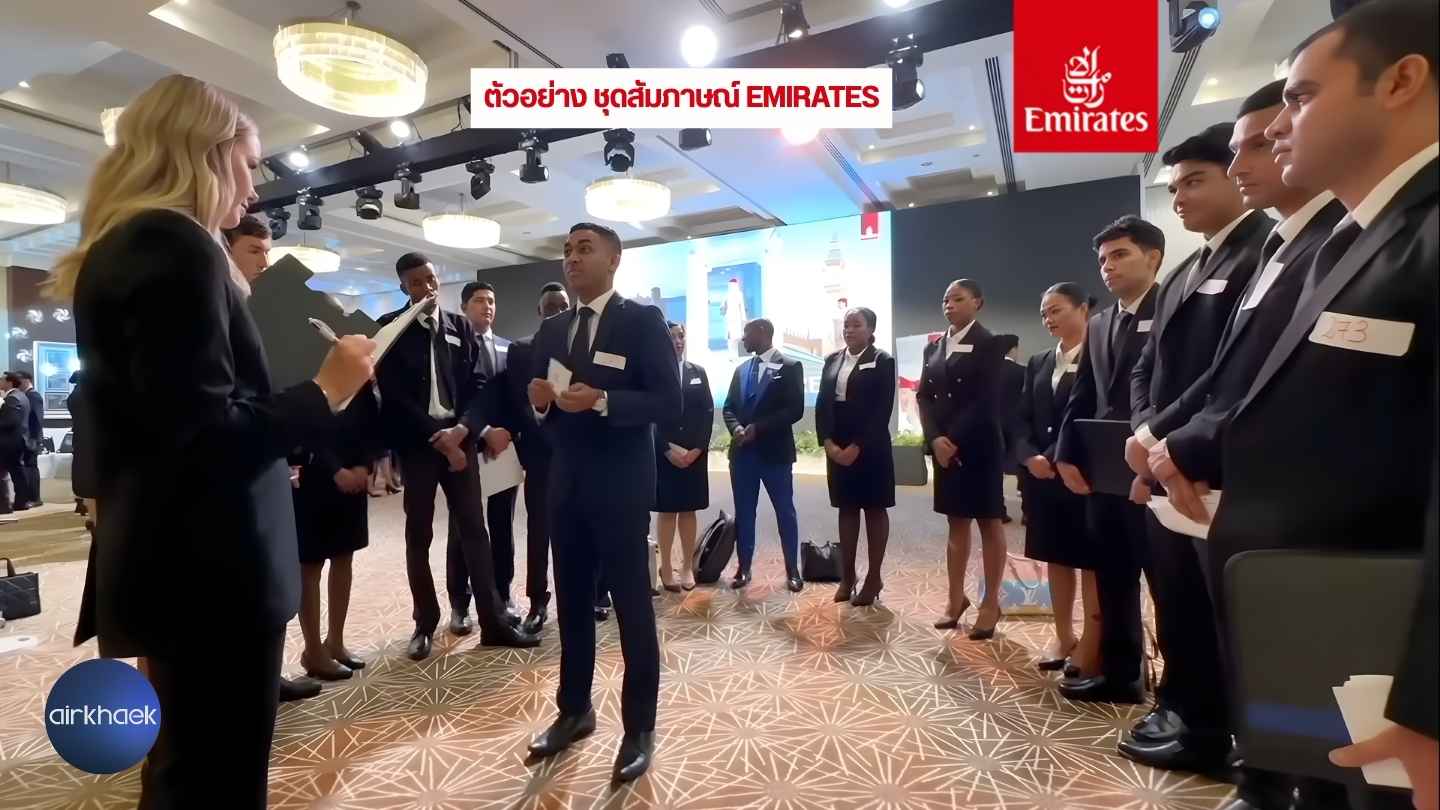 ตัวอย่าง ชุดสัมภาษณ์ Emirates