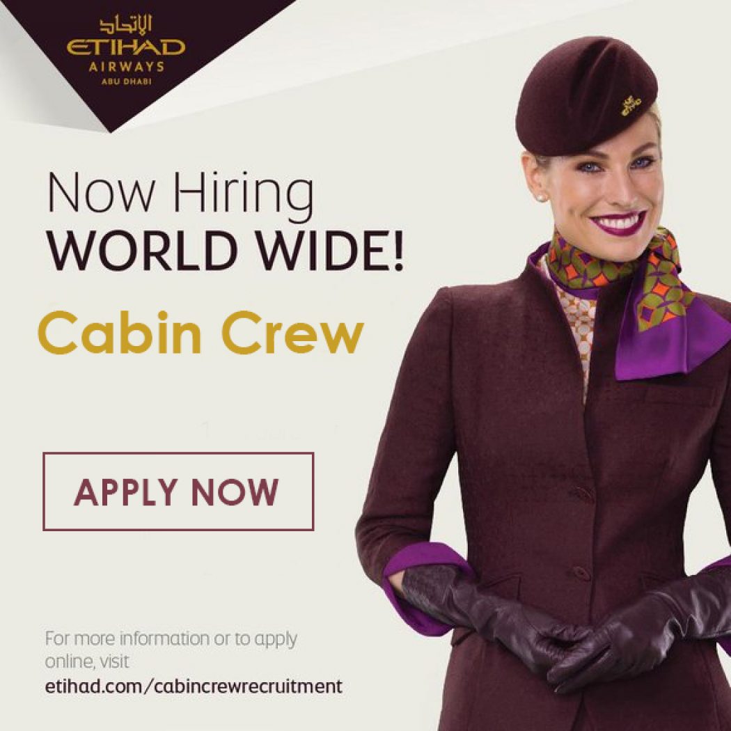 สมัครแอร์ เอทิฮัด Etihad Recruitment