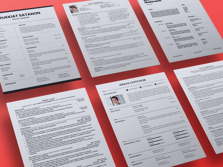 ตัวอย่าง Resume
