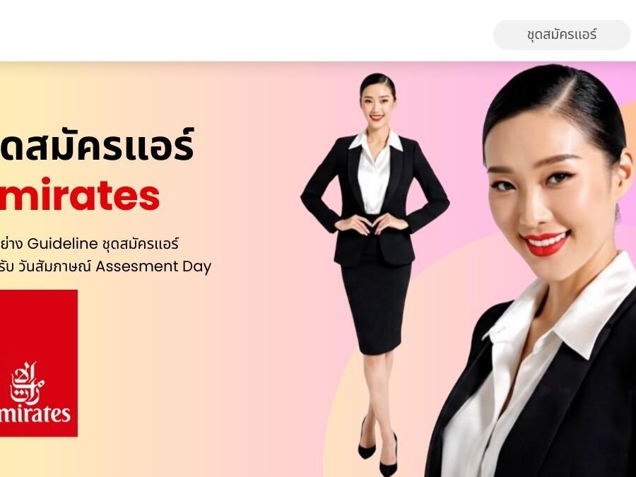ชุดสมัครแอร์เอมิรเตส์ Emirates Dress Assessment Day