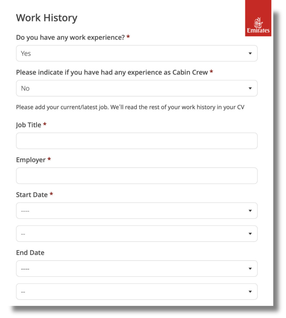 สมัครแอร์เอมิเรตส์