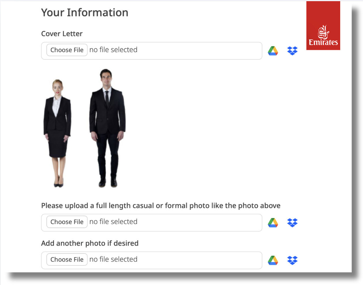 กรอกใบสมัครเอมิเรตส์ ล่าสุด
